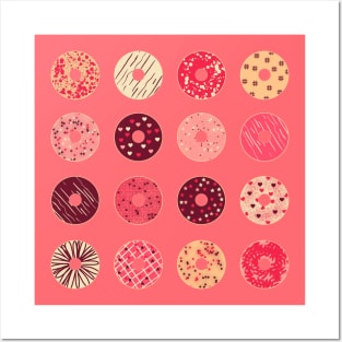 Delicious donuts Posters and Art